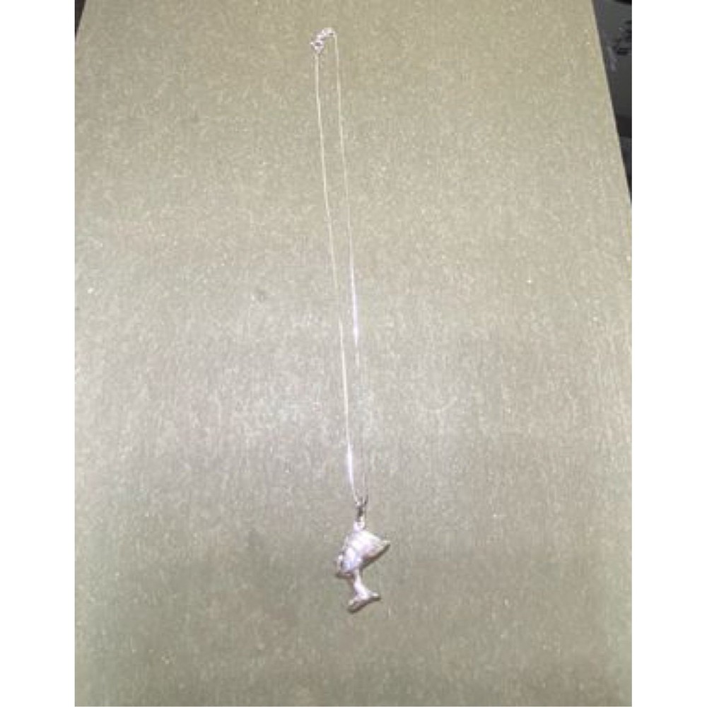 Sterling silver 925 chain with Nefertiti pendant